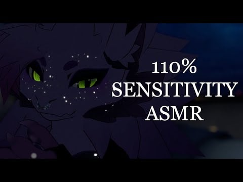 ASMR | 110% SENSITIVITY ASMR (back by popular demand!) [Whisper ramble/ Mouth sounds/ Fan ambience]