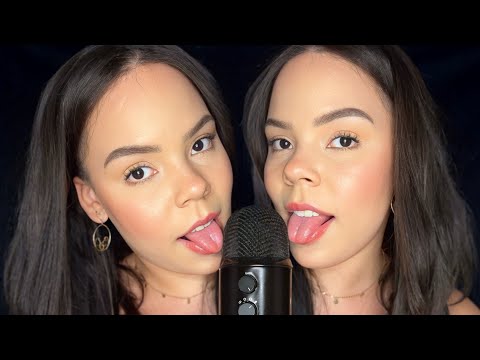 ASMR SONS DE BOCA MOLHADOS E BABADOS NO SEU OUVIDO 👂