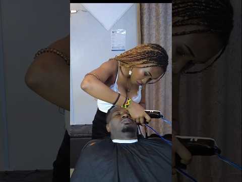 [ASMR] Came for a Haircut… But She Did Everything! Full Pampering Service#barbershop