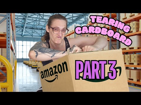 ASMR Ripping/Tearing Cardboard Boxes (Talking, Whispering, Ripping) PART 3