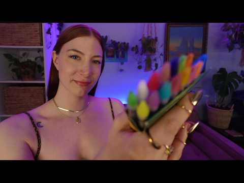 ASMR 🌧️ Rainy Coloring On Your Face Roleplay 🖍️ Personal Attention, Visual Triggers
