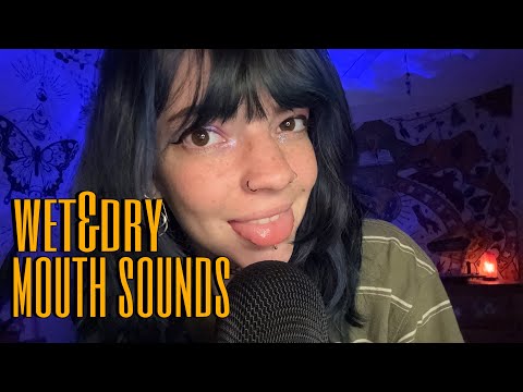 ASMR Mouth Sounds & Visualizations | Fast & Aggressive Wet/Dry