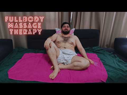ASMR FULL BODY DEEP RELAXATION SESSION WITH RELAXATION TECHNIQUES - CHEST,LEG,BACK,FOOT,ARM,BELLY