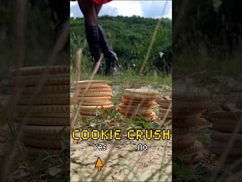 Boots Crushing Food: Pea vs. Cookies! Oddly Satisfying ASMR