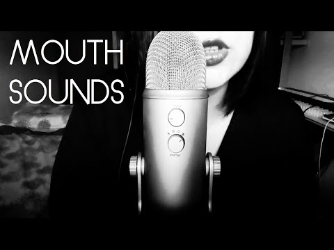 ASMR Mouthsounds, ear eating & birds chirping + rain