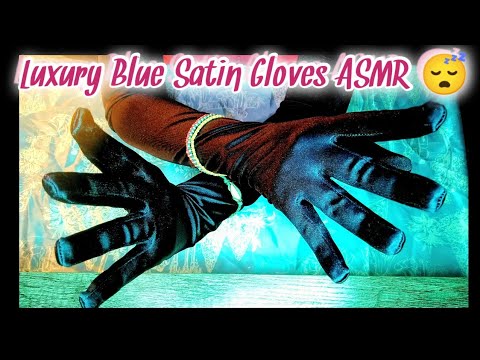 Mesmerizing Satin Gloves + 12 Sleepy Affirmations 💟 Soft Spoken ASMR 