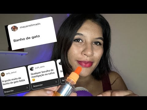 ASMR FAZENDO GATILHOS QUE MEUS INSCRITOS “NÃO“ GOSTAM 😬