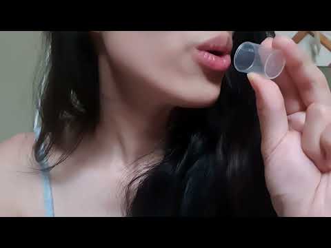 ASMR Make Your Eyes Warm & Heavy For Sleep 💤 face touching, ear blowing, cover camera lens,close eye