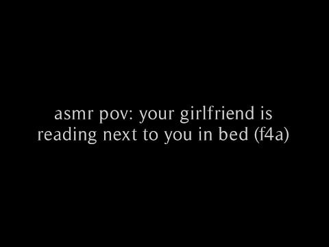asmr pov: I'm reading in bed next to you before we go to sleep (sleep aid) (f4a) // rhea.