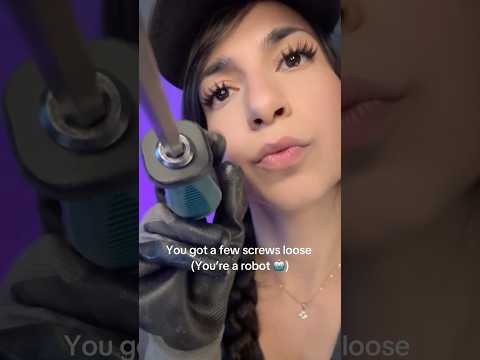 ASMR robot technician fixes you 🤖✨