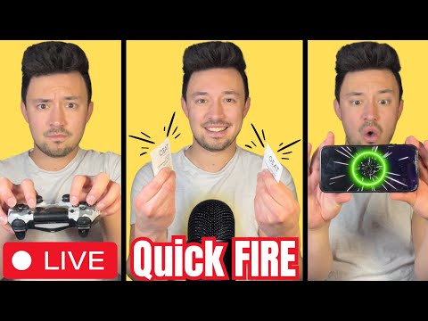 🔴 Fast ASMR LIVE | Non-Stop Quick Fire Triggers for Tingles ✨