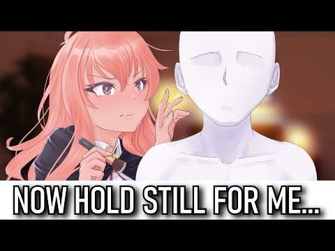 ASMRtist Girlfriend Tries Ear Brushing On You [6/12]