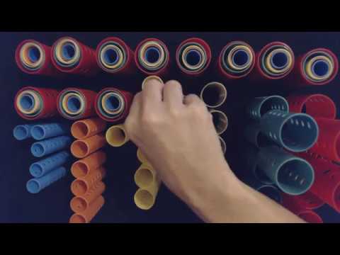 ASMR | Counting & Sorting Plastic Curlers (Soft Spoken)