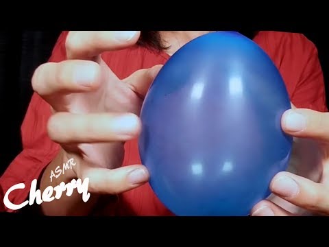 【ASMR】Tapping & Rubbing Rubber Balloons (no talking) 고무 풍선 태핑 및 마찰 / ゴム風船のタッピングと擦れる音