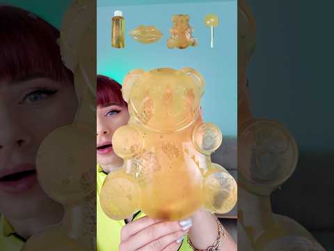 Eating Only Clear Gummy Candy, Lollipop #asmr #gummy #mukbang