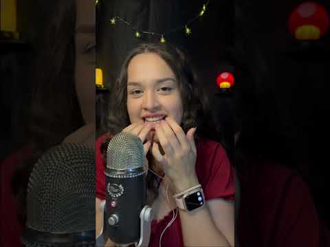 ASMR tapping no dente com sons de boca ✨ #asmr  #asmrteeth #teethtappingasmr #asmrtappingnodente