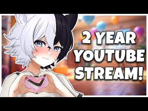 🎊 [3DIO] Live Femboy ASMR: 2-Year Anniversary Special—Thank You! 🤍