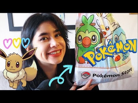 ASMR Whispered Unboxing - Pokémon Center Items