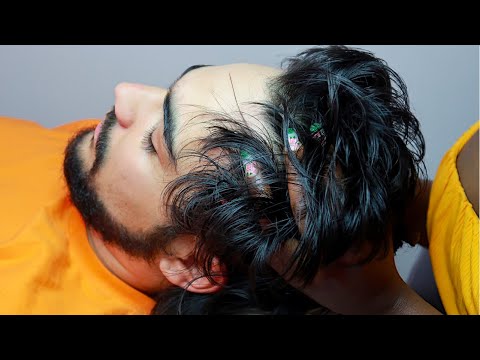 ASMR He Was Sound Asleep 😴 | Realistic Head & Scalp Massage