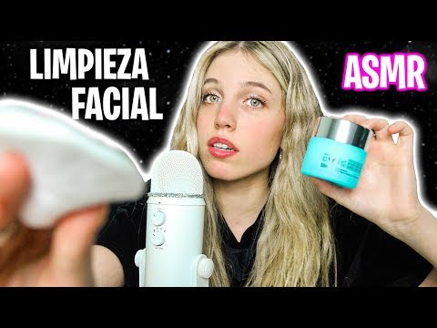 ASMR LIMPIEZA FACIAL RELAJANTE (ROLEPLAY EN ESPAÑOL) 🧽😴