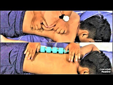 ASMR Relaxing Back Massage Sound | Mixed Tools