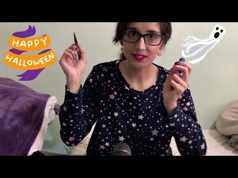 🕸️ASMR  👻 🎃 Getting You Ready For The Halloween Mood October 1st 🕷️