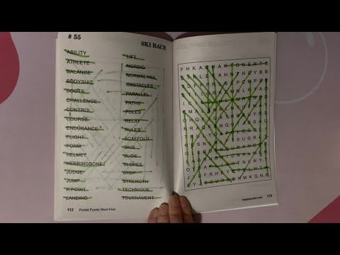 ASMR Doing #55 In Word-Finds
