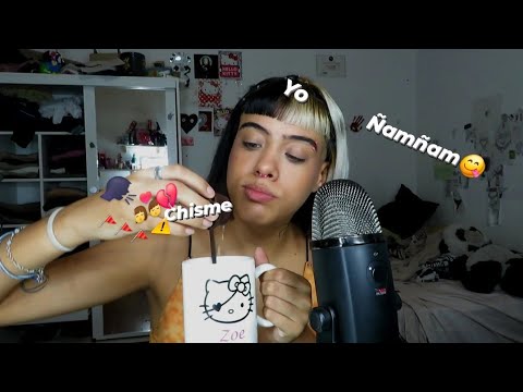 ASMR MERIENDA CON CHISME/ZOE yes Asmr