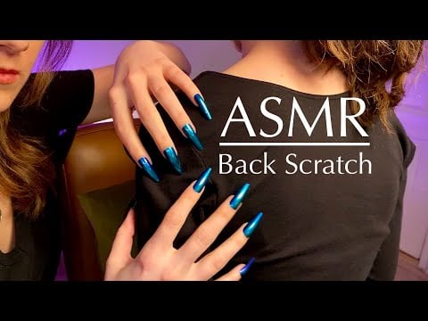 ASMR Professional Back Scratches, Tingles No Talking, Real Person, T shirt, Long Nails, Arm Scratch