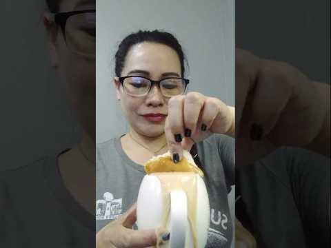 ONE TIME BITE DIP BREAD#everyone #mukbang #shortsfeed #food #onebite #crazylady