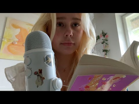 Reading you to sleep 🏝️ in danish & english, clicky up-close whispers 💞