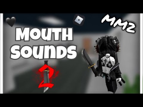 Tingly Mouth sounds || playing mm2 ROBLOX🤍🤍