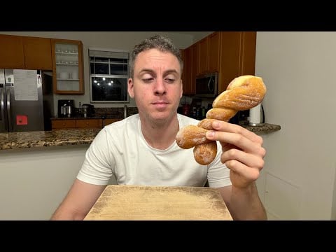 ASMR Eating Donuts & Gummy Worms
