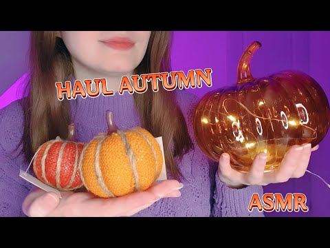 ASMR 🍂 HAUL AUTOMNE (PRIMARK, B&M...)
