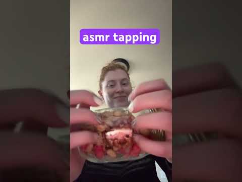 This ASMR tapping on a jar is HEAVELNLY!! #asmr #tapping #notalking