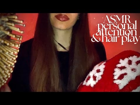 ASMR Comforting You to Sleep 🛌 (hair brushing, scalp scratching, lotion massage, tapping) 
