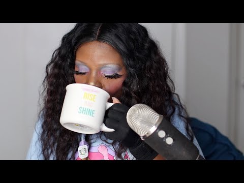 INAUDIBLE ASMR SIPPING TEA SOUNDS