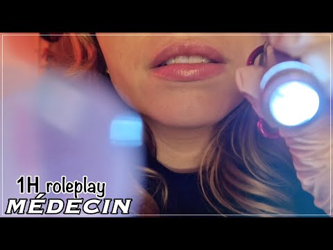 ASMR FRANÇAIS 🌸 1H DE ROLEPLAY MÉDECIN POUR T'ENDORMIR