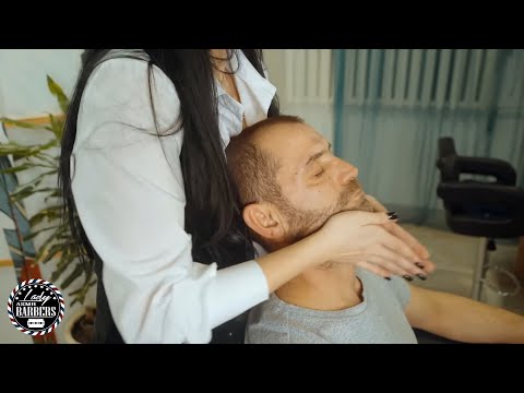 Deep Relaxation ASMR Massage by Barber Lady Helen for Men