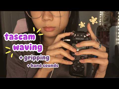 asmr | post vacay tascam waving yap party w/ gripping, mouth and hand sounds