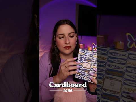 Cardboard Sounds 😴📦  #asmrscratching #cardboardsounds #asmrsounds  #triggersforsleep #asmr