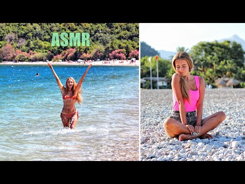 АСМР VLOG Путешествие по ТУРЦИИ 🌴 ТРИГГЕРЫ Древний город Олимпос ЧИРАЛЫ Пляж | ASMR TURKEY Triggers