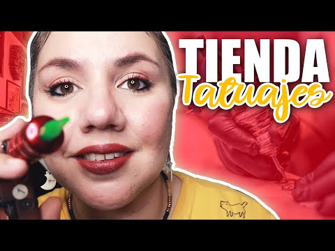 ASMR Español ★ Tienda de Tatuajes RoIePlay ★ Sonidos REALES! Murmullo Latino