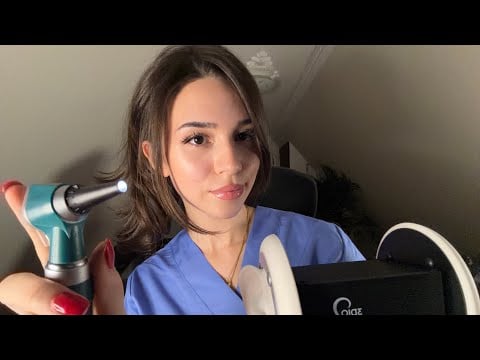 ASMR Detailed Ear Exam ♡ Otoscope, Hearing Test & Binaural Personal Attention
