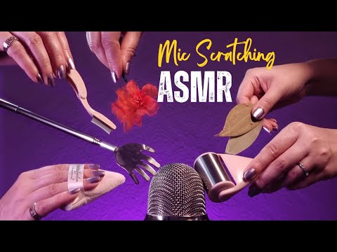 [ASMR] Bare Mic Scratching with Multiple Items (No Talking)