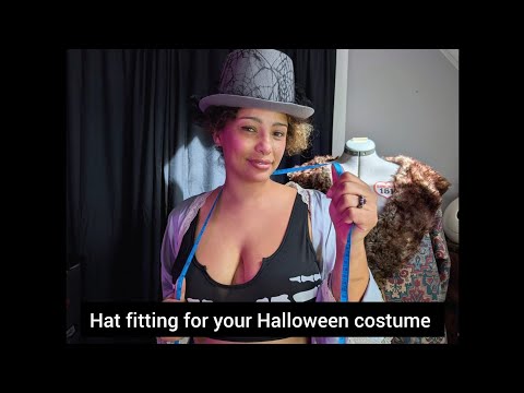ASMR Measuring & Fitting Your Halloween Costume Hat 🎃| Tailor Roleplay (South African Accent) Part 3