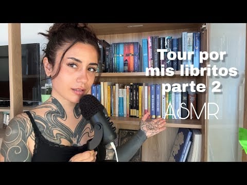 ASMR ✨ Tour por mis Libros Parte 2| Susurros delicados 💖