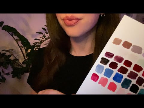 ASMR Swatching My Nail Polish Collection 💅 (Soft Spoken)