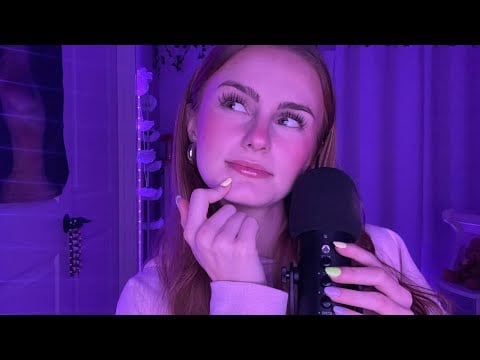 Is my ASMR good? - crisp mouth sounds, tapping, minimal talking, 30+ triggers