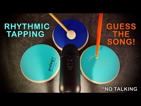 ASMR Rhythmic Tapping | Guess The Song! | No Talking